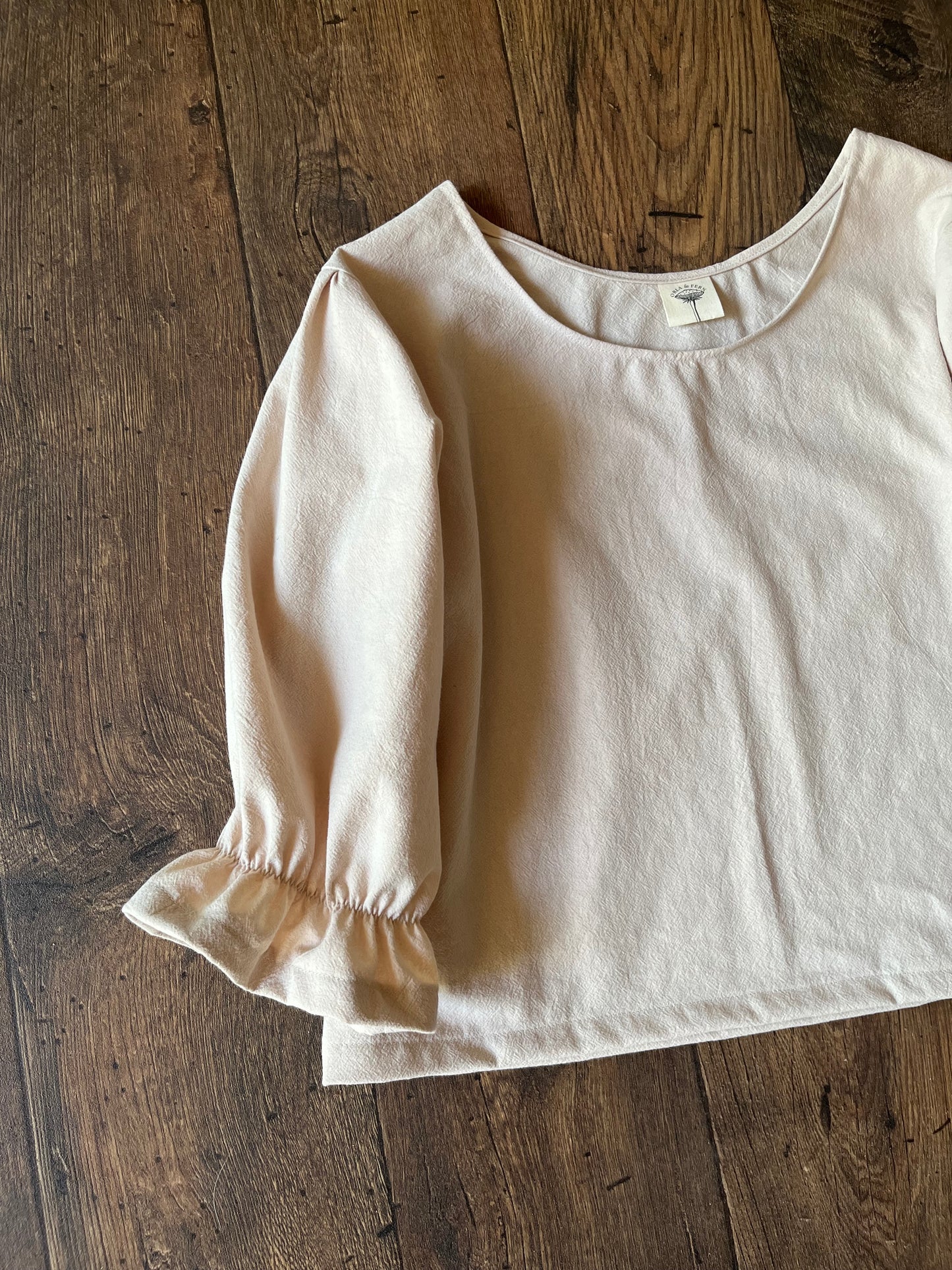 Arden top - washed cotton