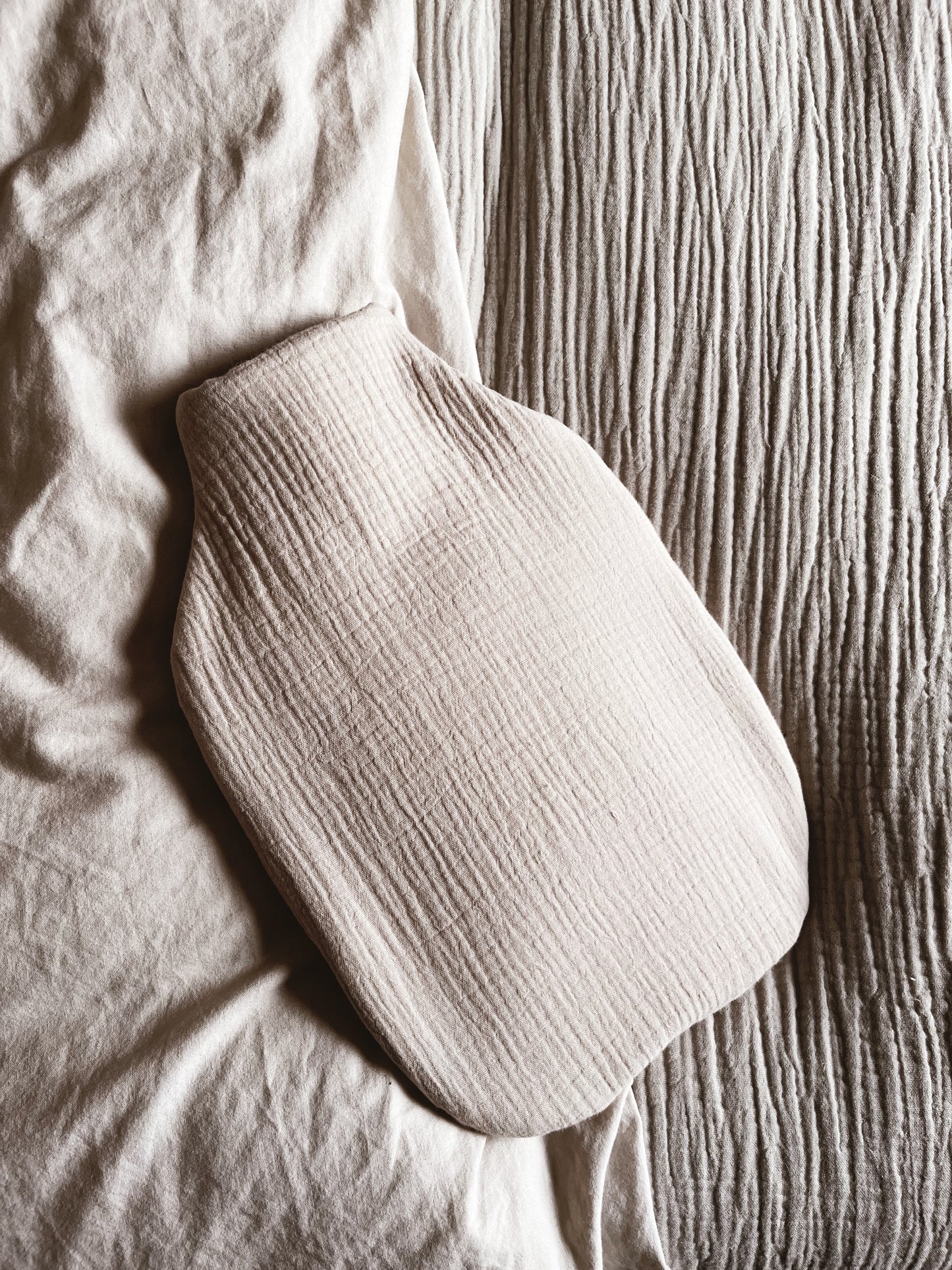 Quilted double gauze Hot water bottle