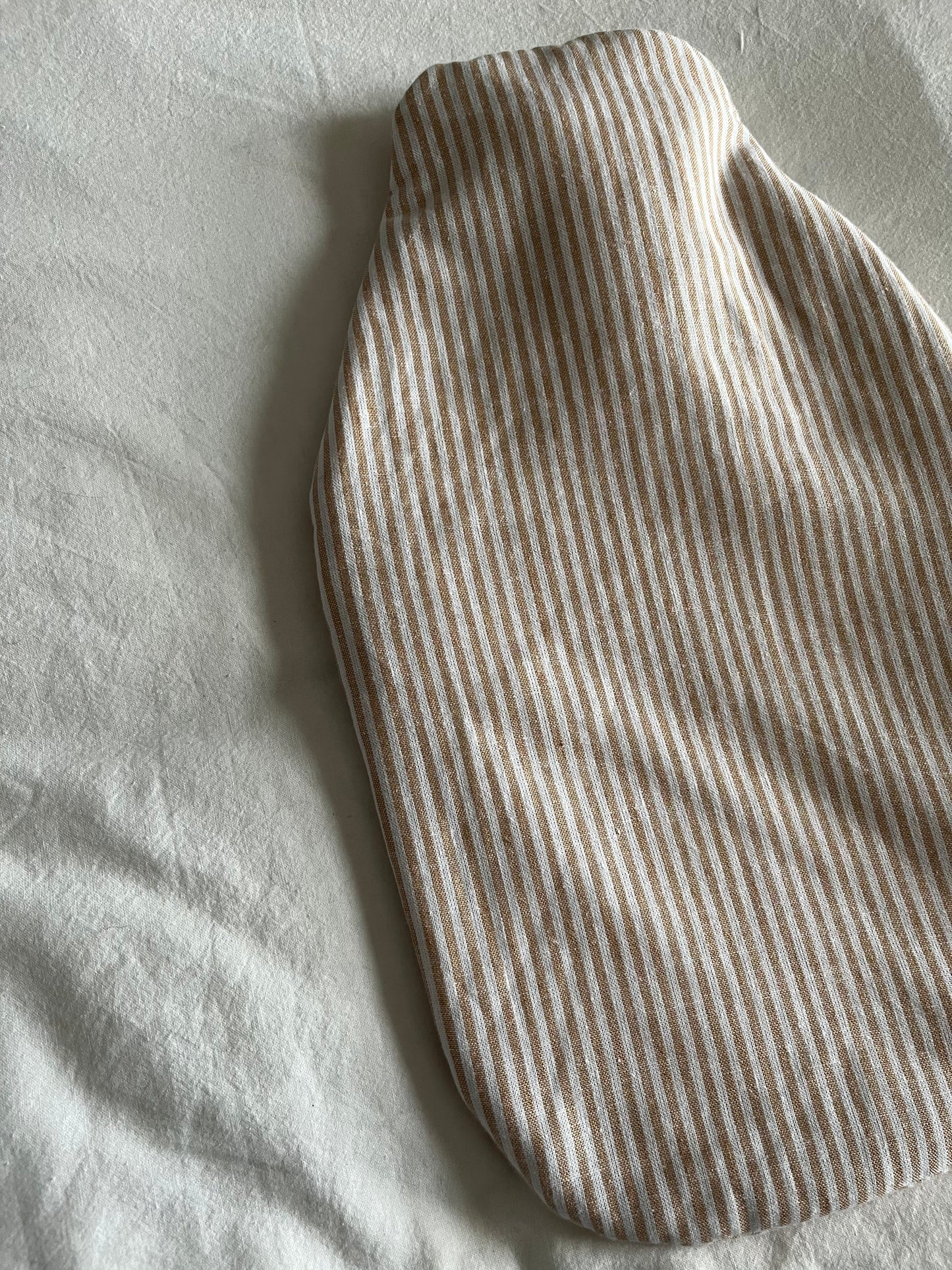 Linen stripe | Hot water bottle