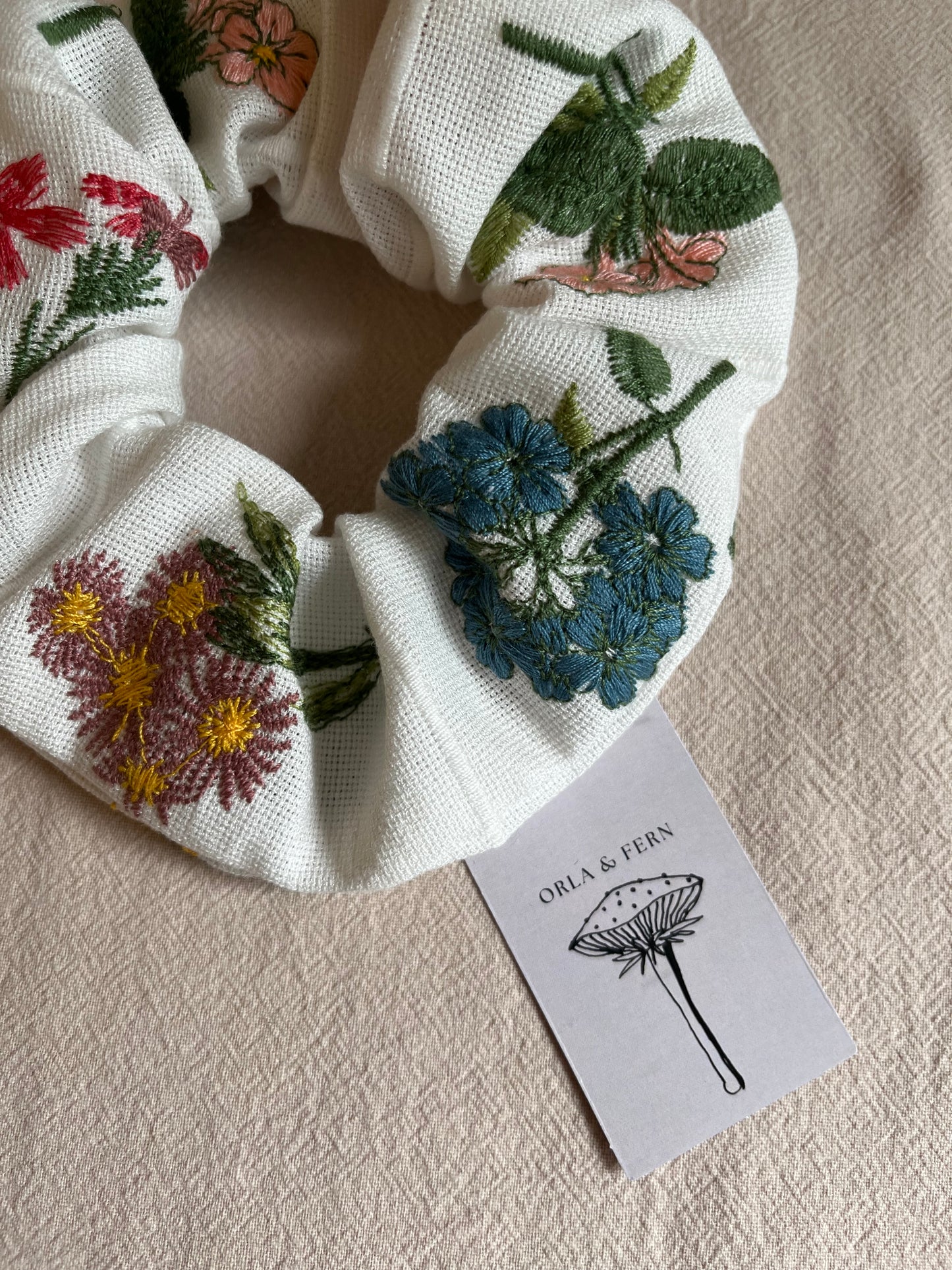 Zero waste hair tie - scrunchie