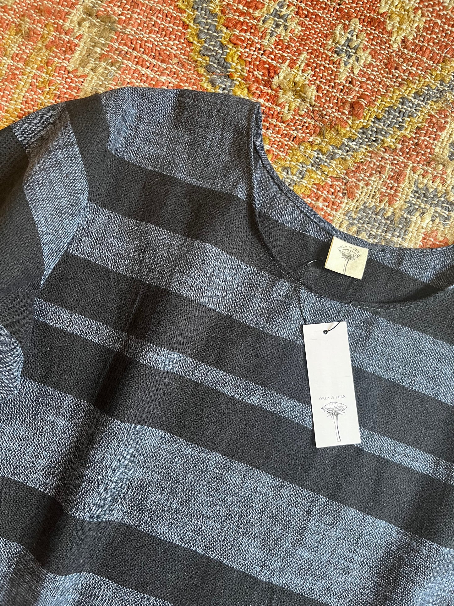 Saffy top | Navy stripe