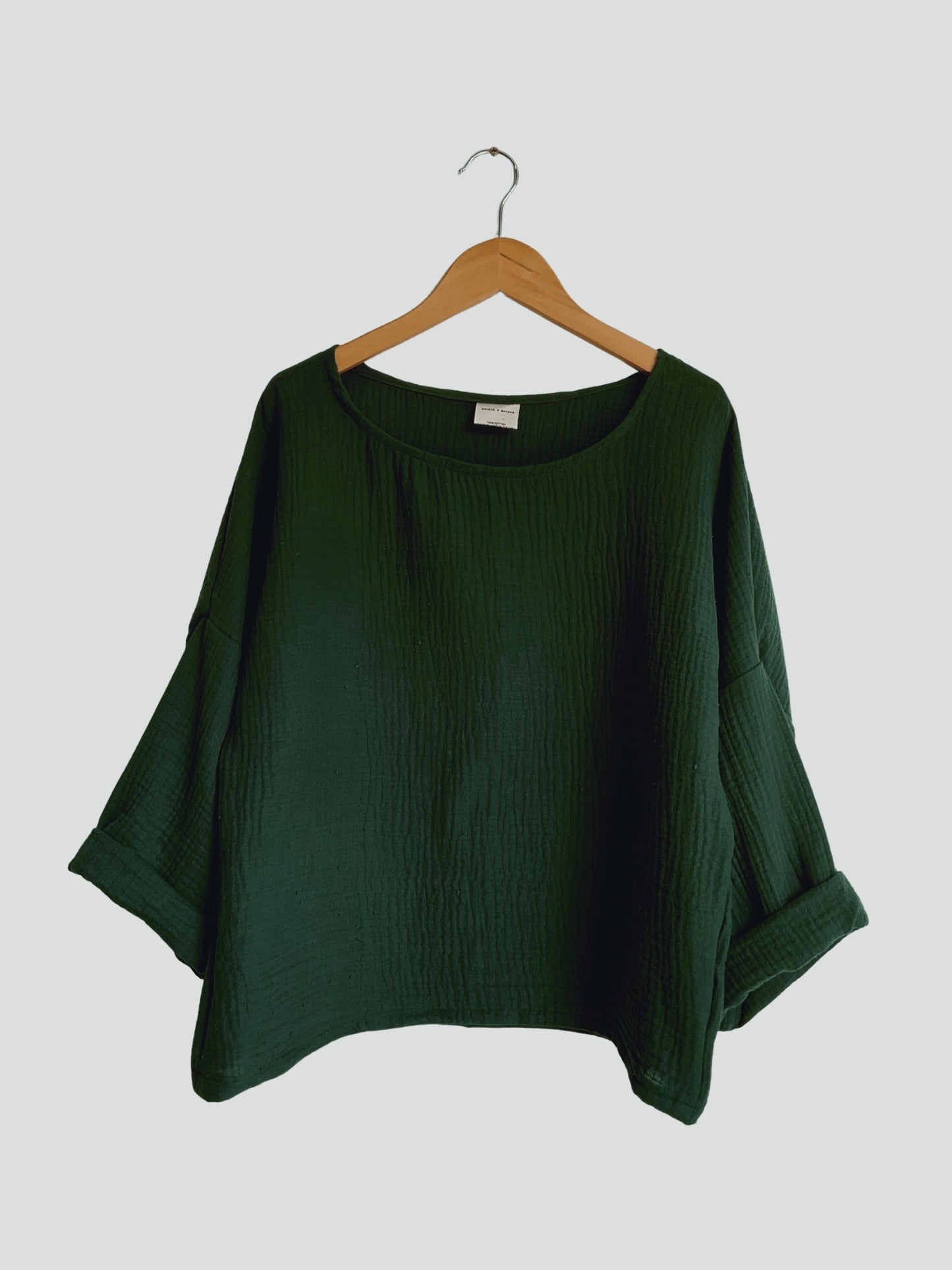 Josie drop shoulder oversized cotton top