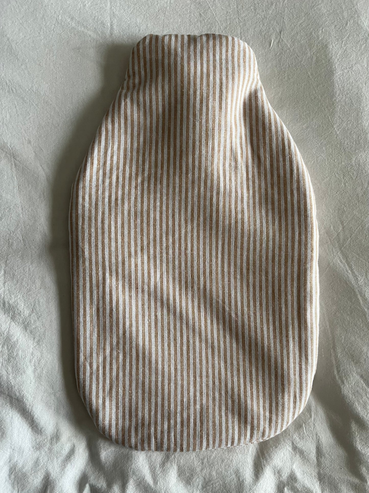Linen stripe | Hot water bottle