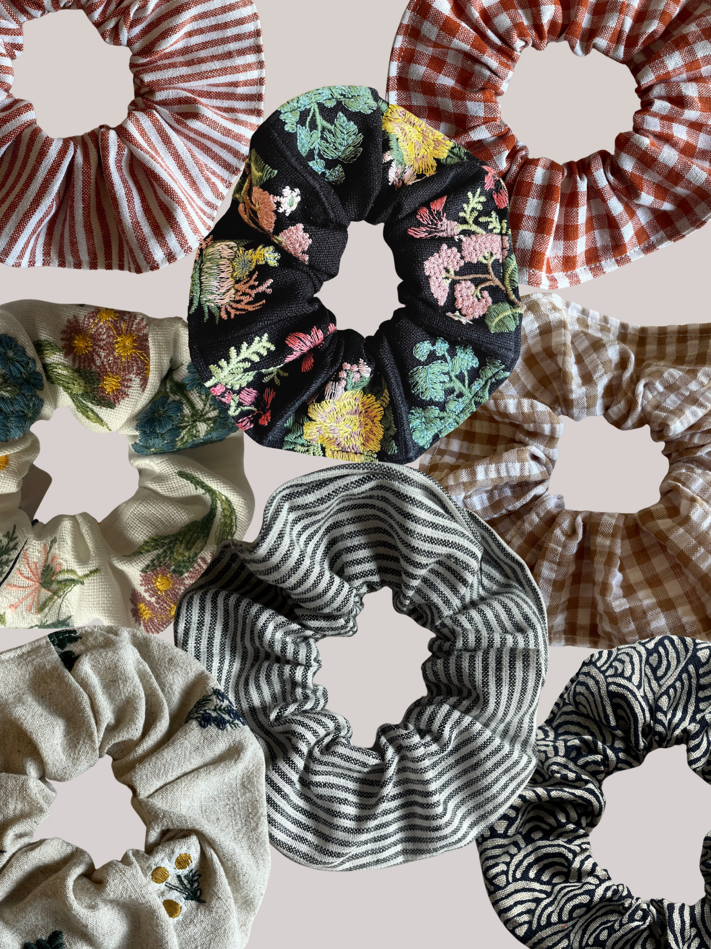 Zero waste hair tie - scrunchie