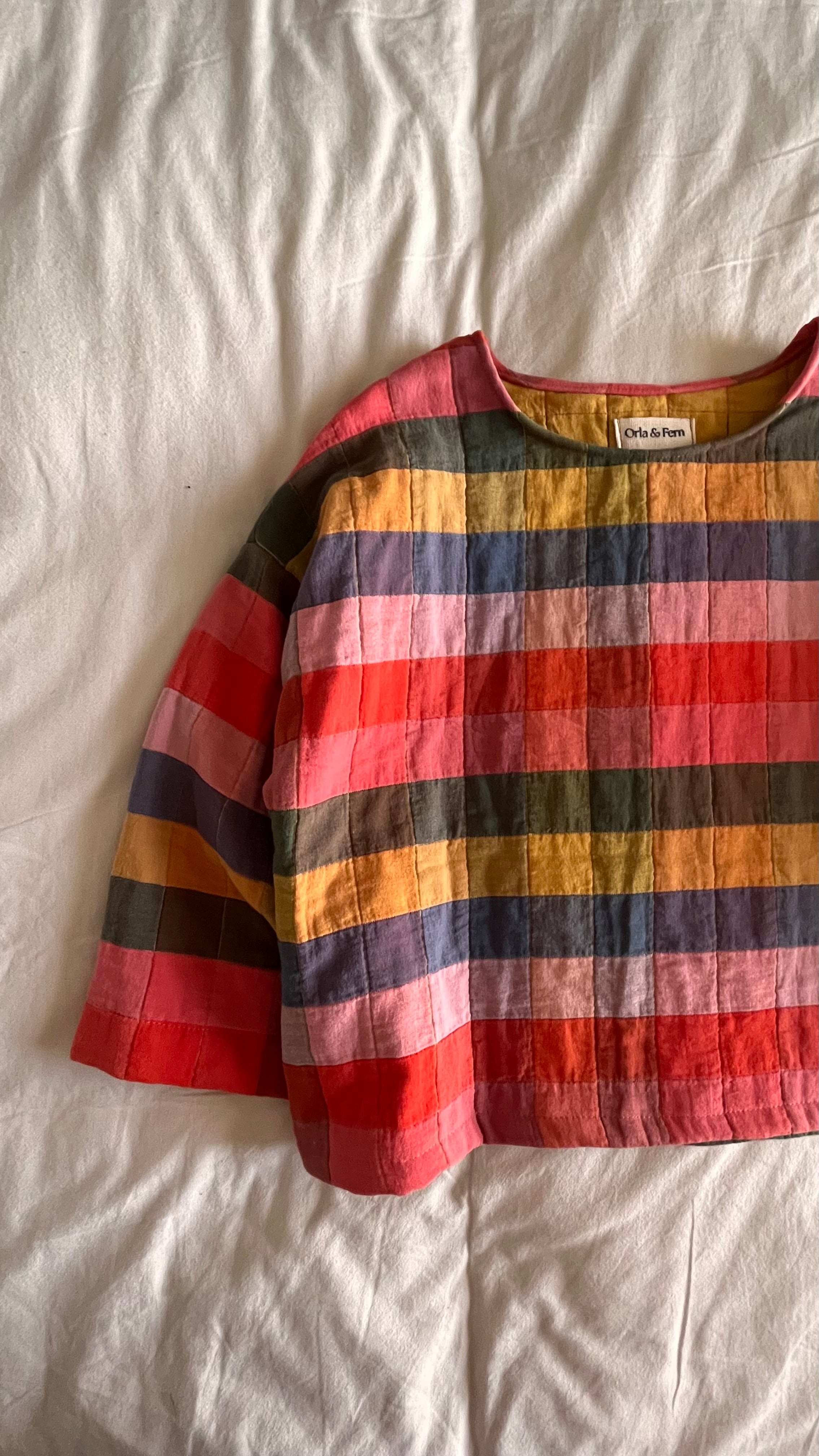 Carnival quilted Merchant & Mills sweater