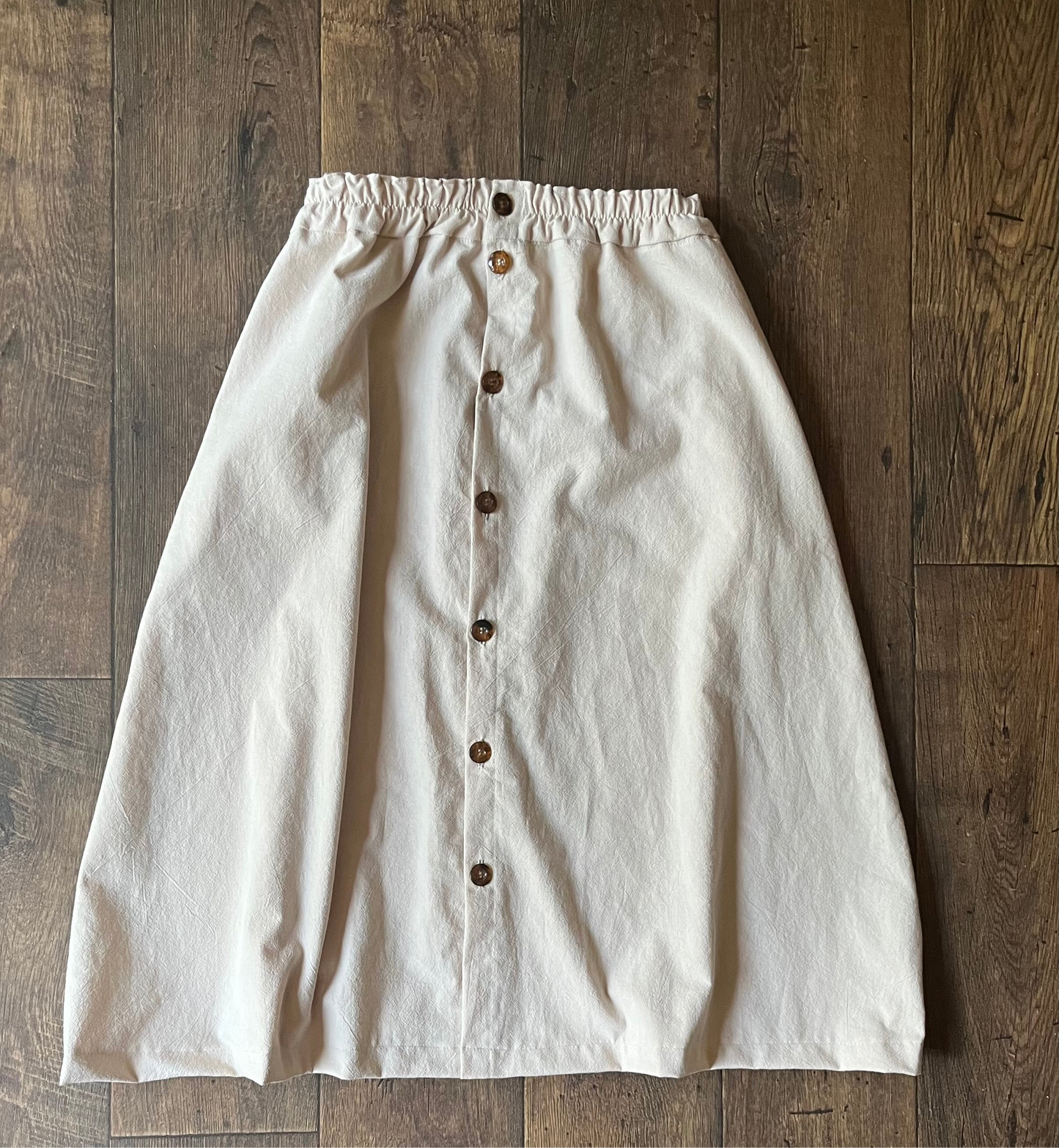 The Carrie midi button up skirt