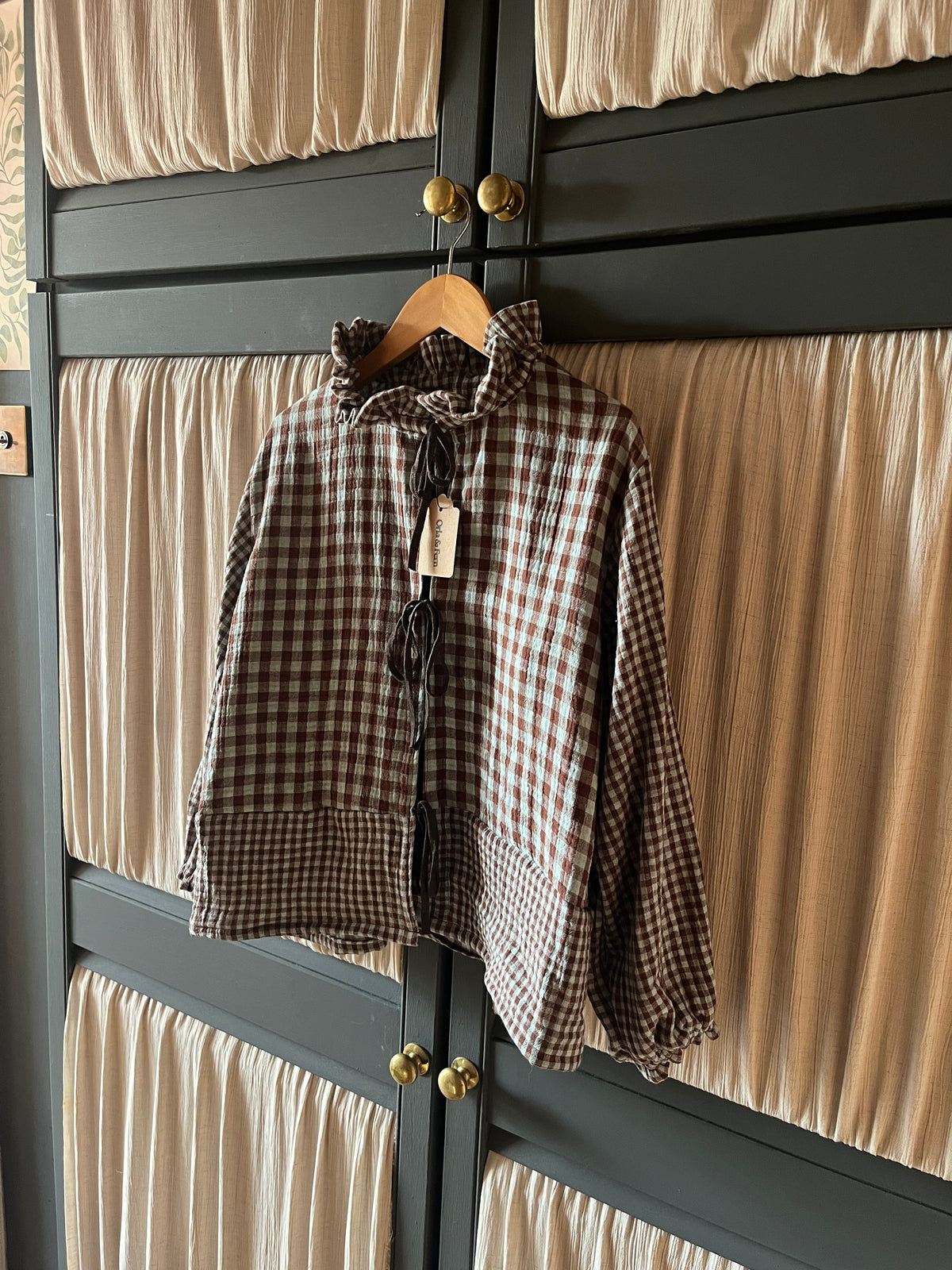 Elsie ruffle blouse