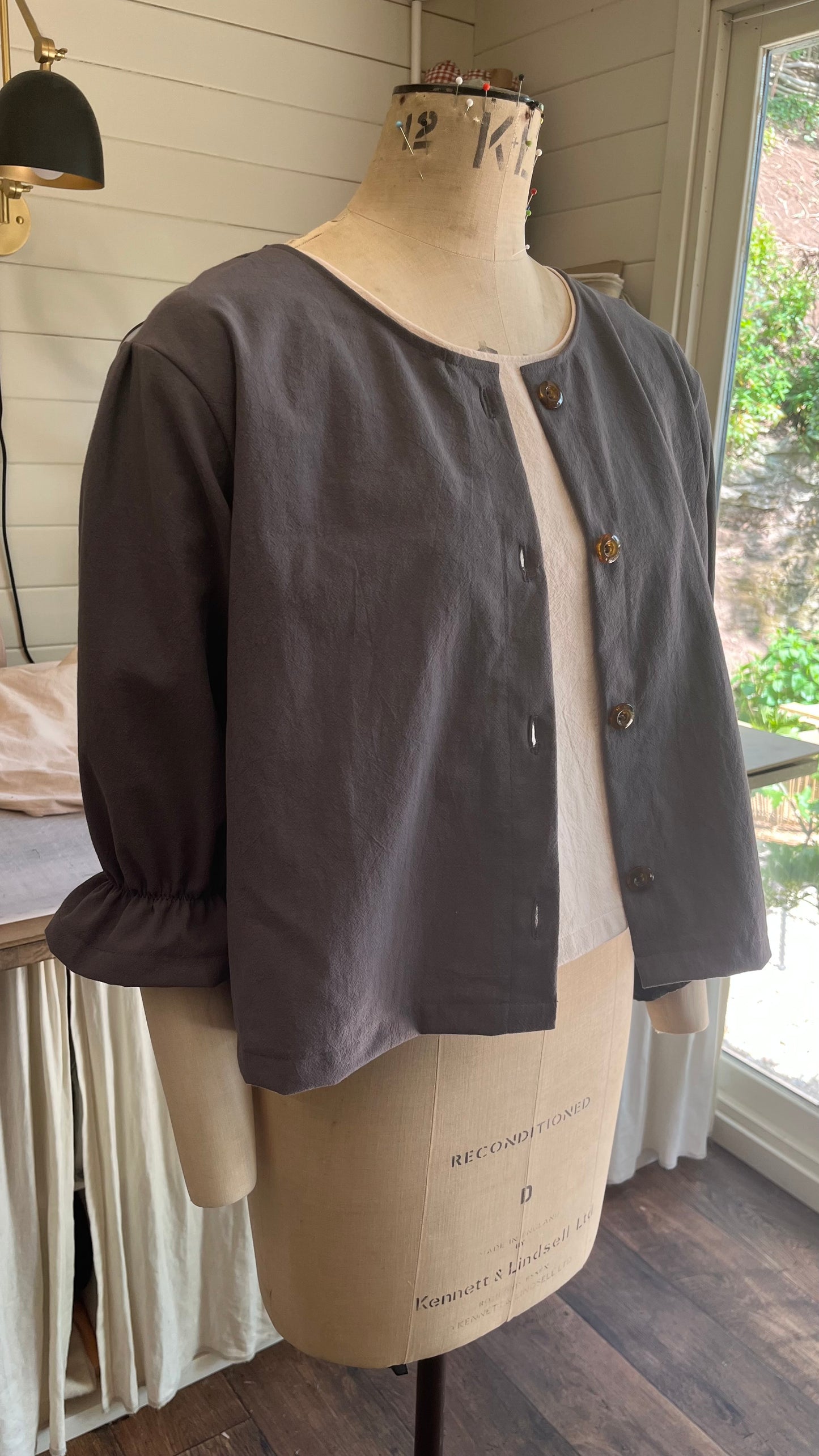 Faye ruffle sleeve blouse