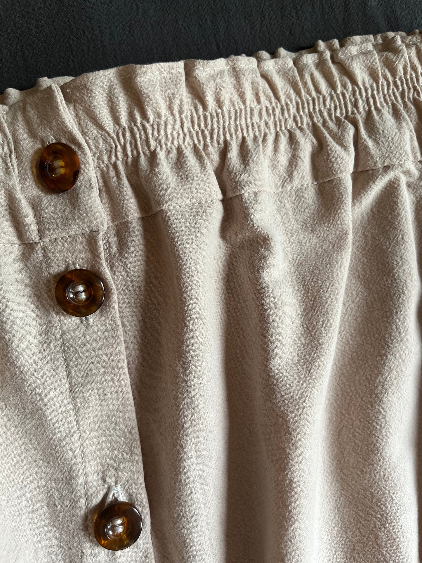 The Carrie midi button up skirt