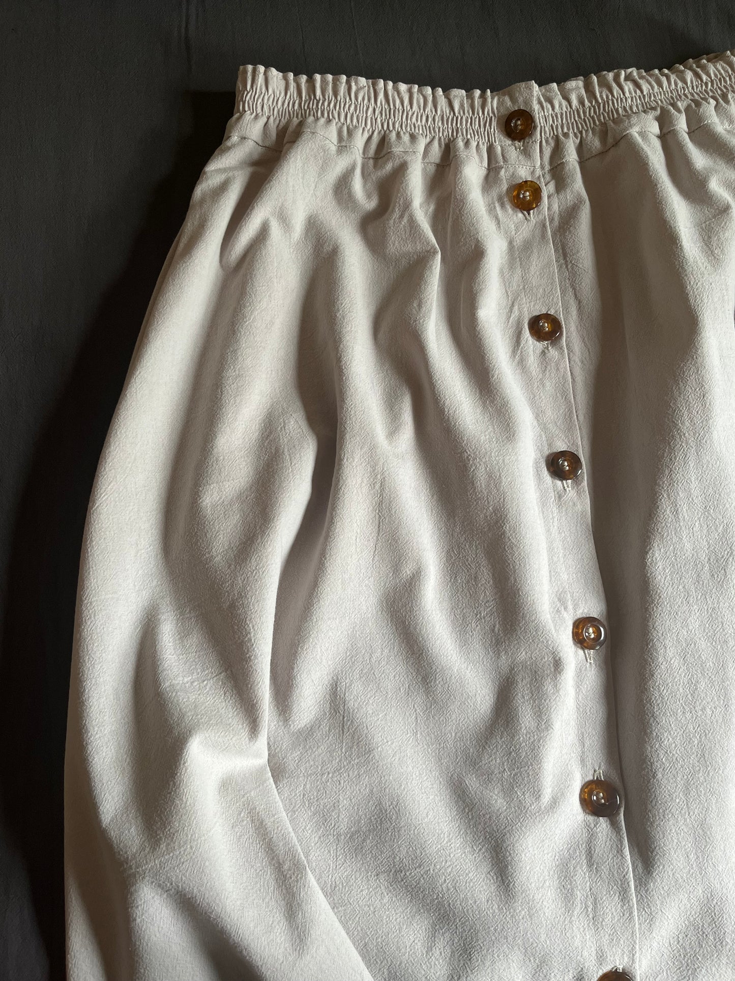 The Carrie midi button up skirt