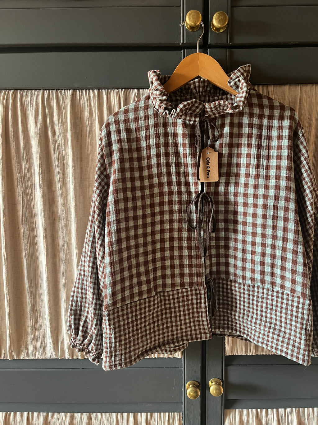 Elsie ruffle blouse