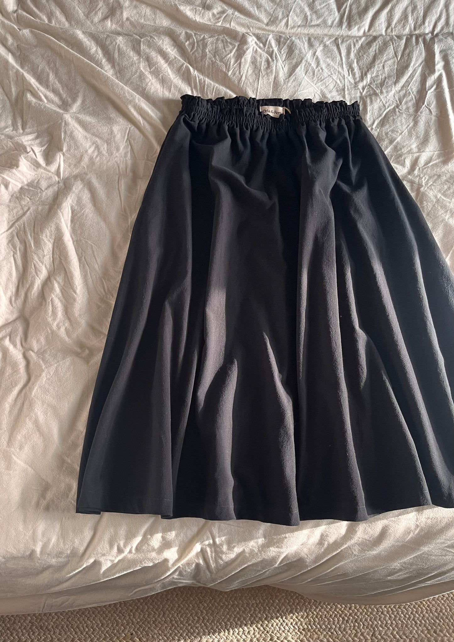 Made to order | The Carrie tea length midi cotton skirt