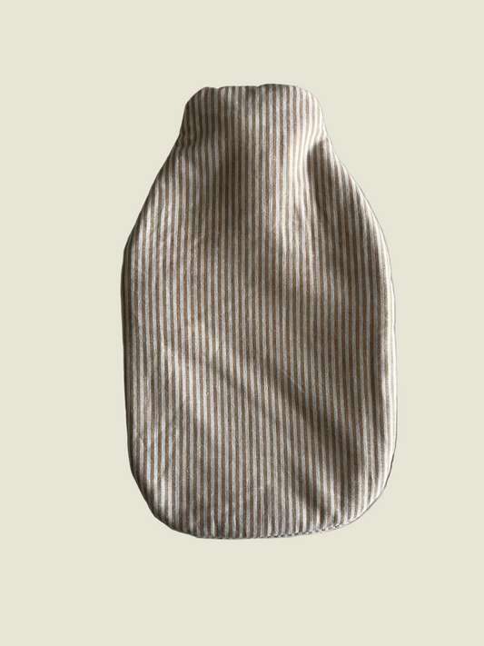 Linen stripe | Hot water bottle