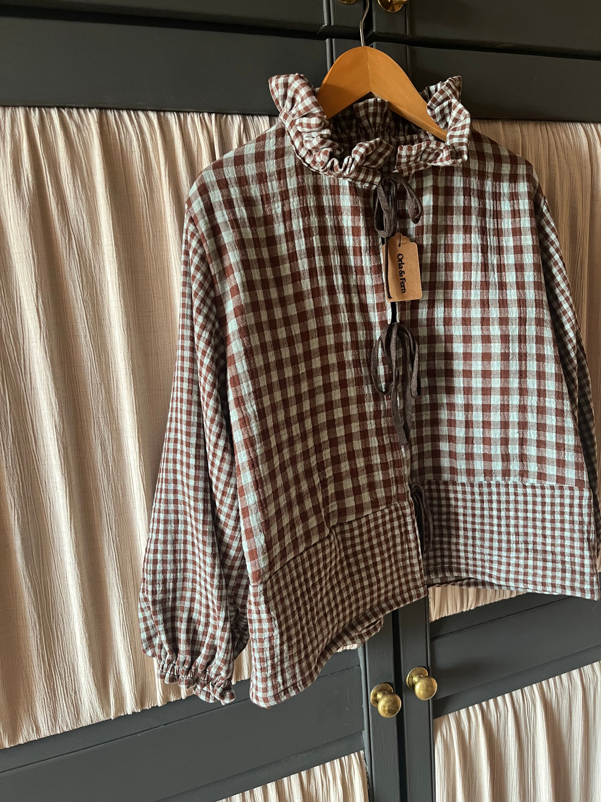 Elsie ruffle blouse