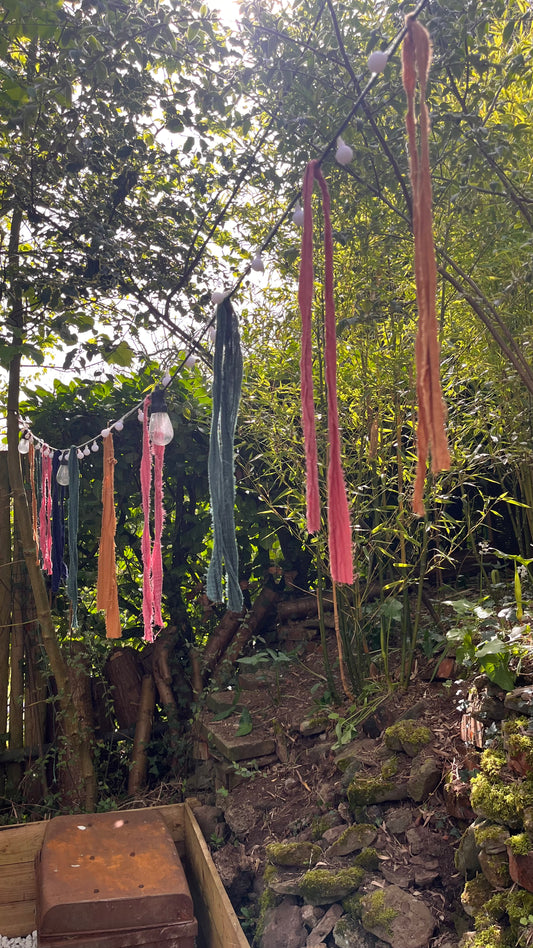 Festival garden cotton ties