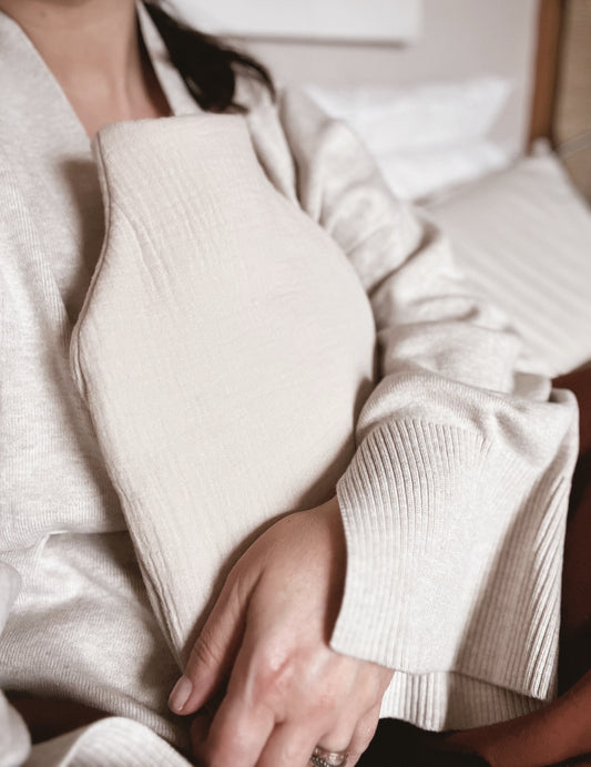 Quilted double gauze Hot water bottle