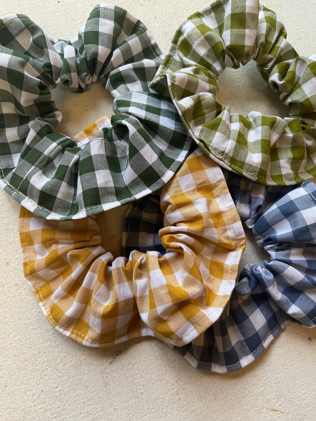 Haargummi aus Baumwoll-Gingham