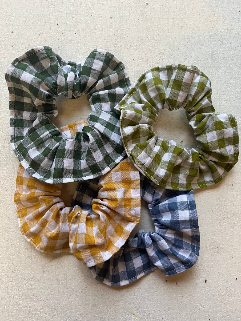 Haargummi aus Baumwoll-Gingham