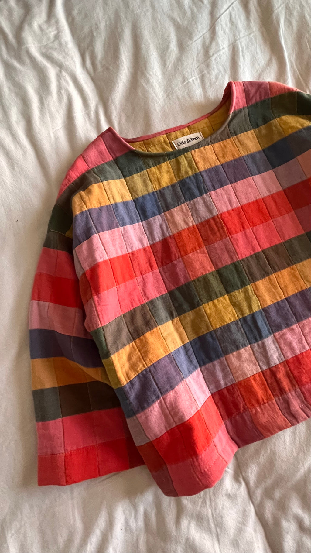 Carnival quilted Merchant & Mills sweater