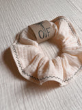 Double gauze cotton scrunchie