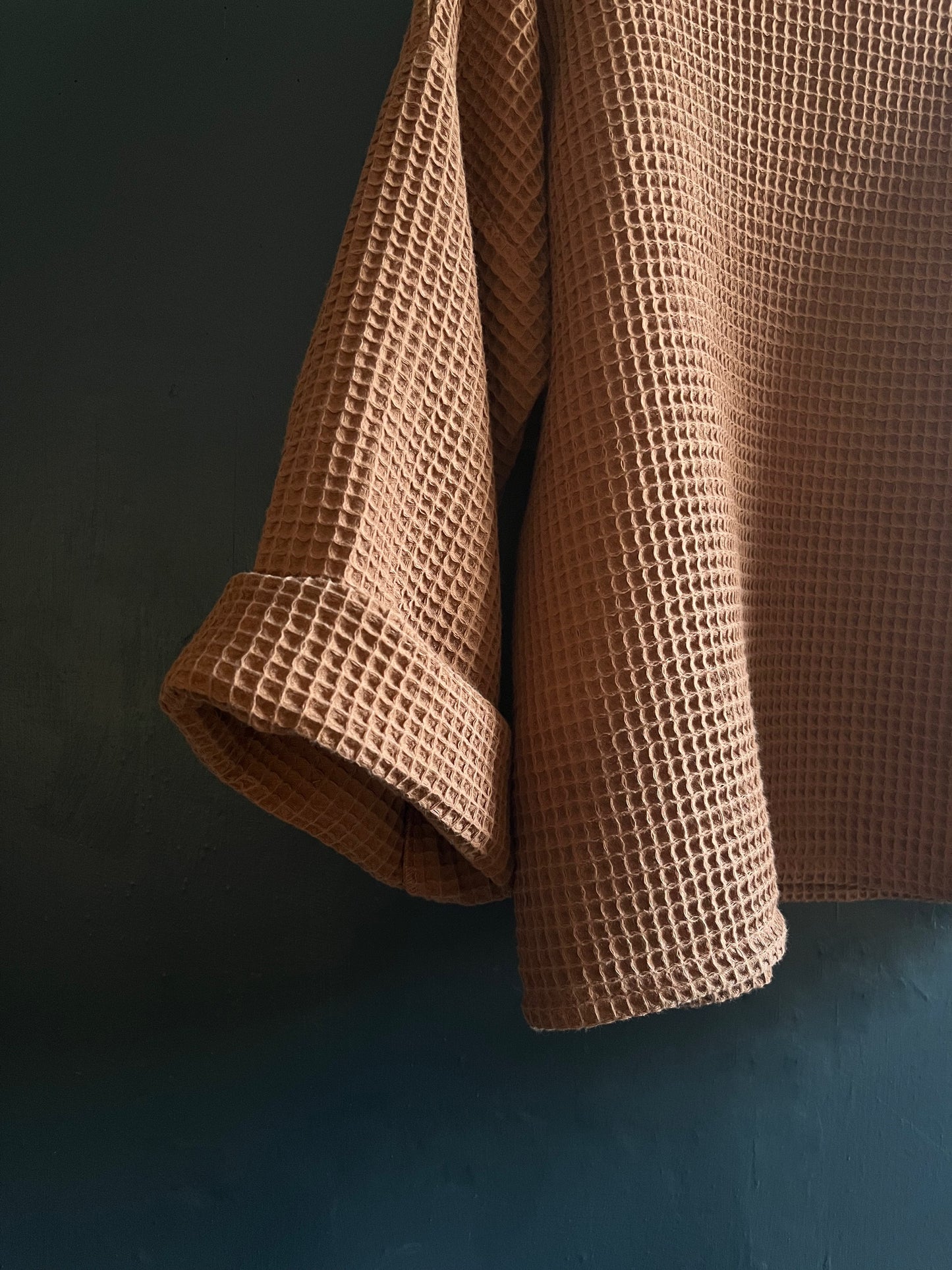 Rust waffle jumper