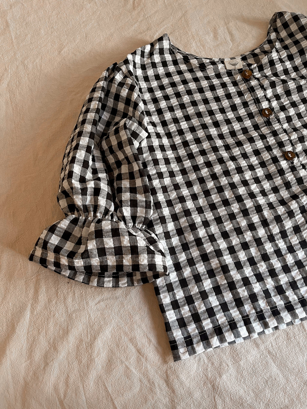Faye gingham blouse