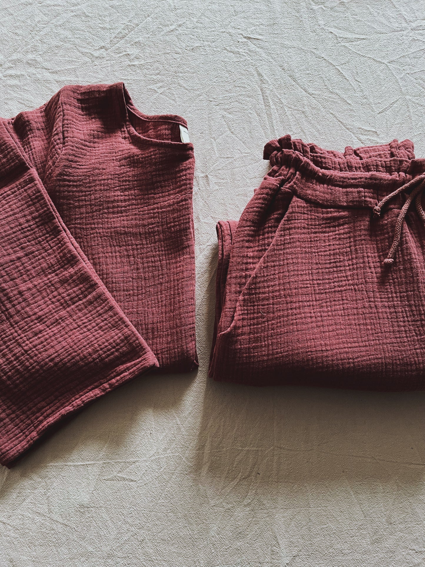 Cotton co-ord top & trouser