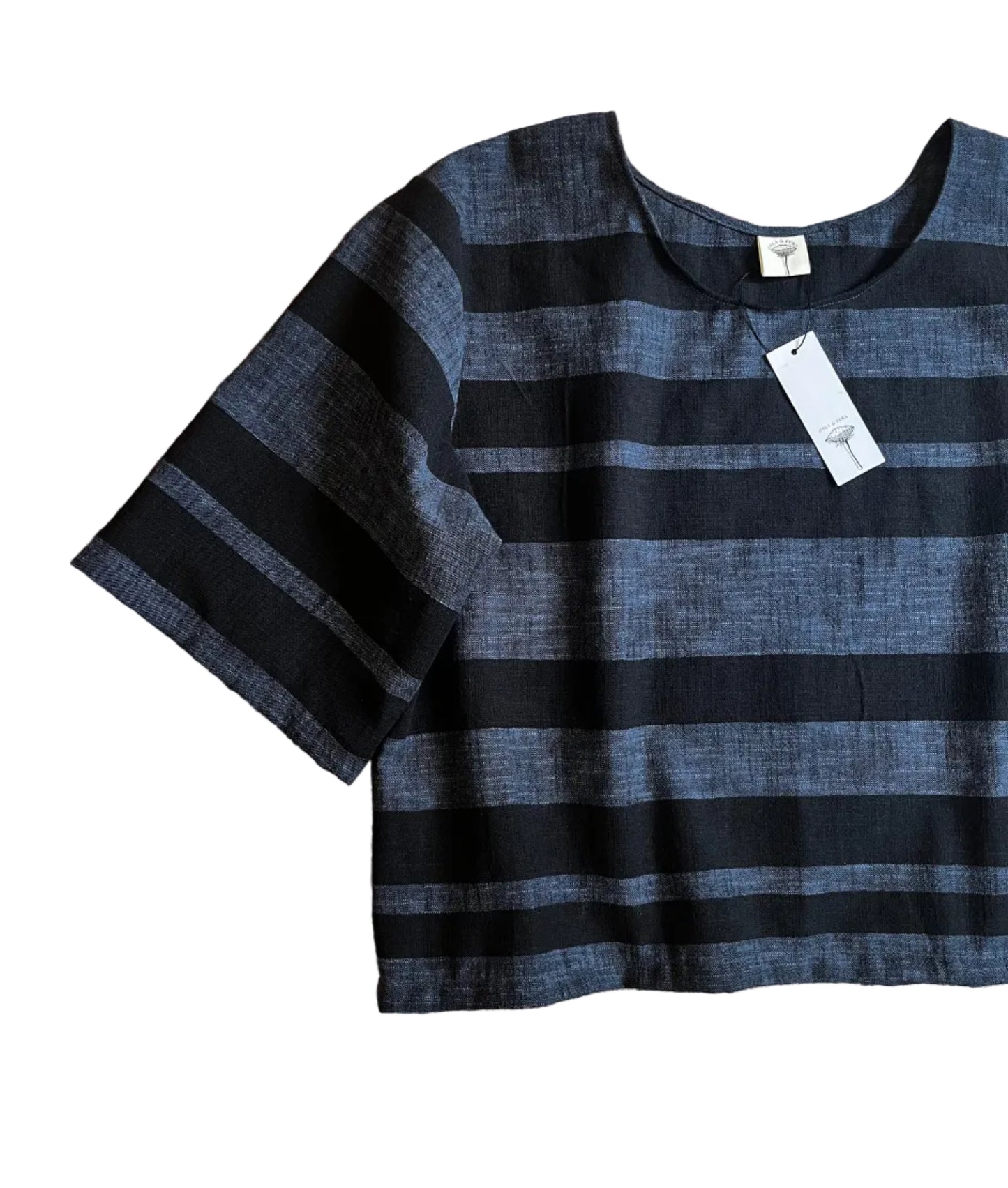 Saffy top | Navy stripe