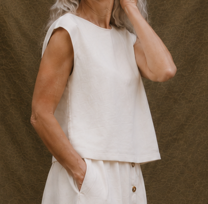 Edie cotton vest top