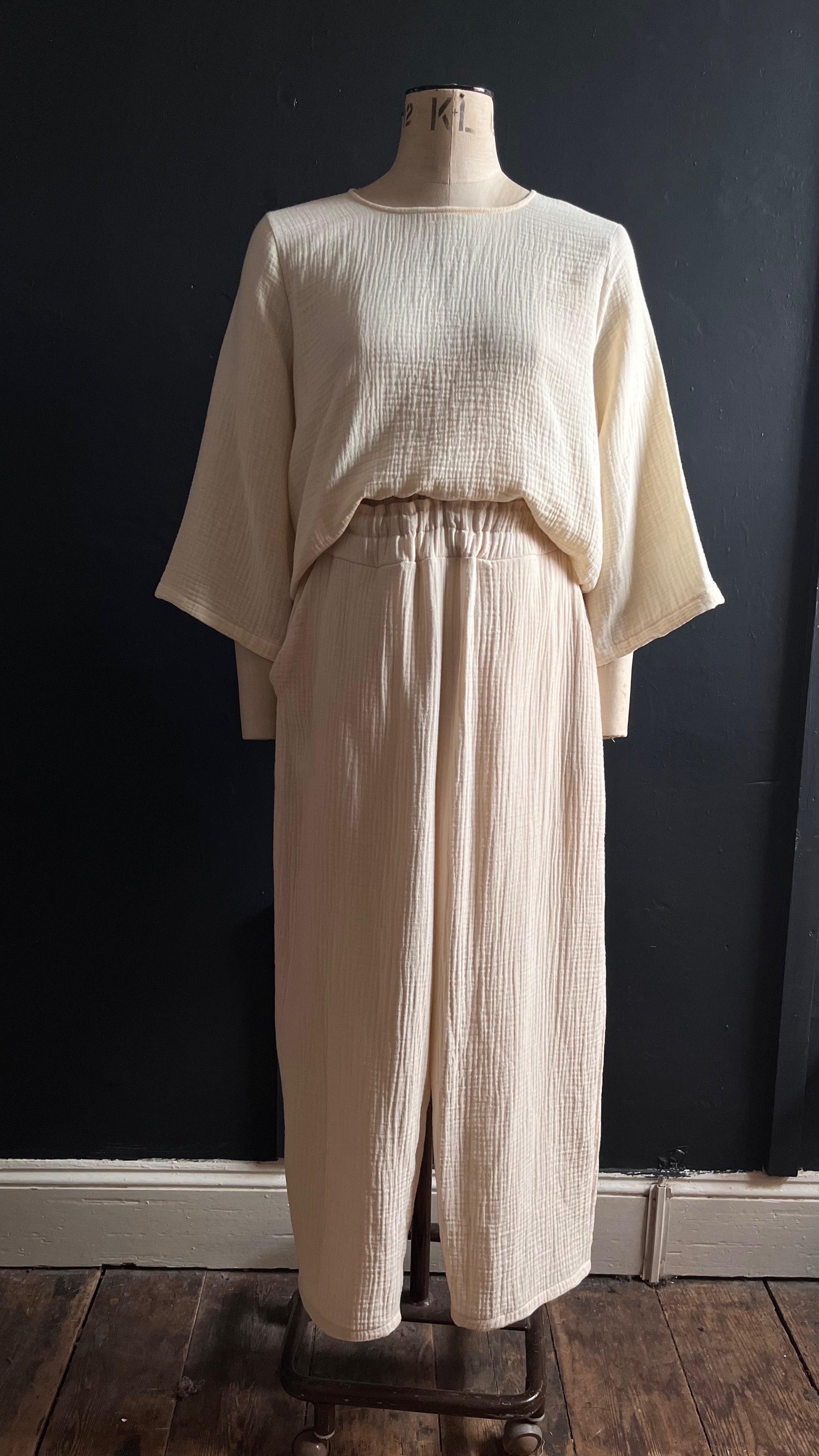 Cotton co-ord top & trouser