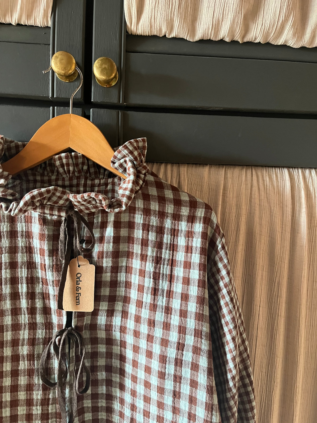 Elsie ruffle blouse