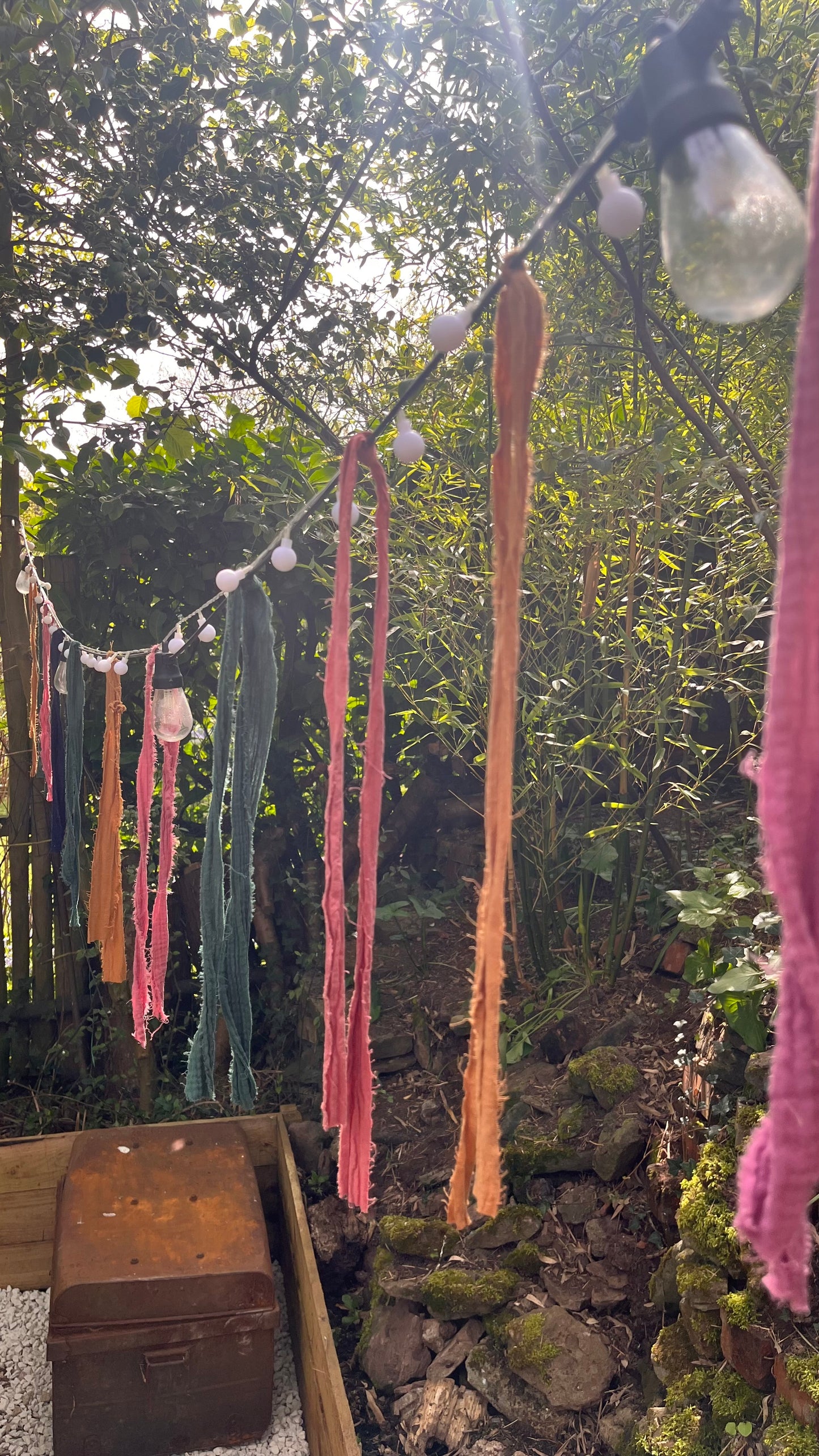 Festival garden cotton ties