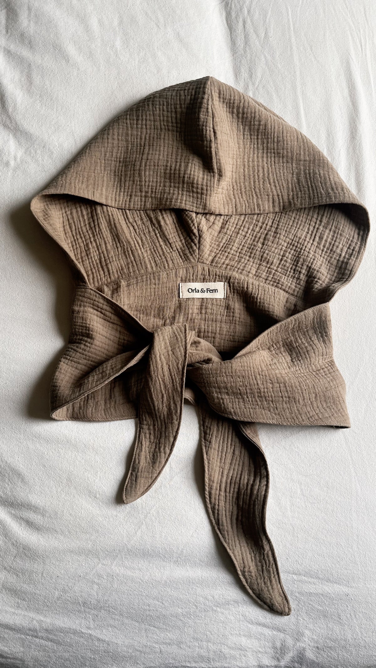 MILA Hooded cotton scarf