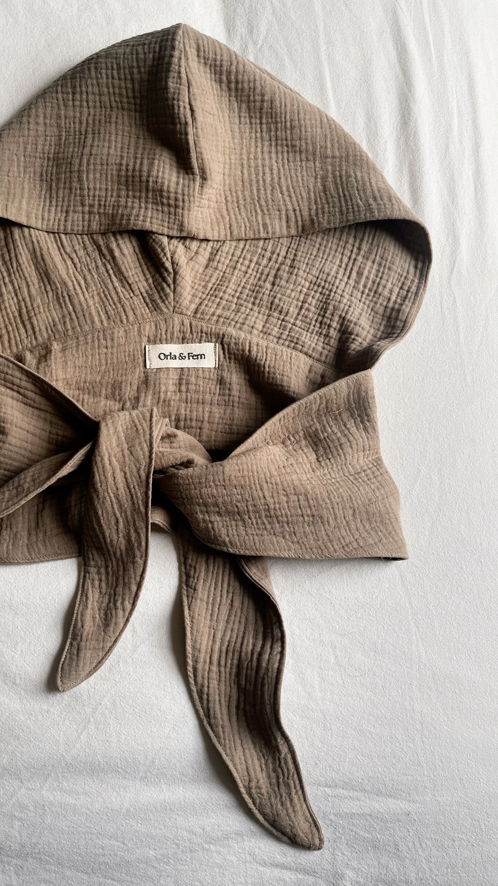 MILA Hooded cotton scarf