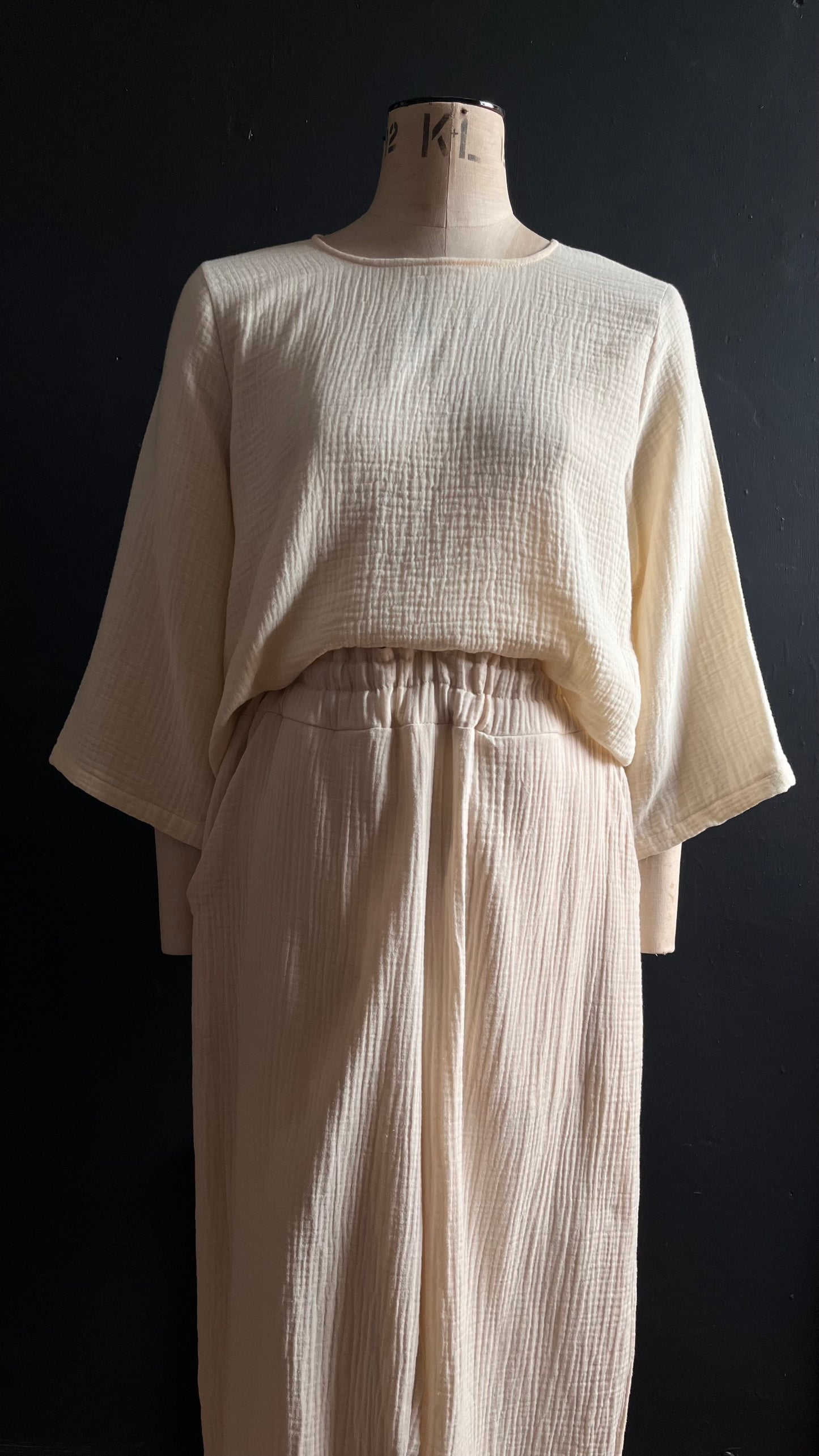 Cotton co-ord top & trouser