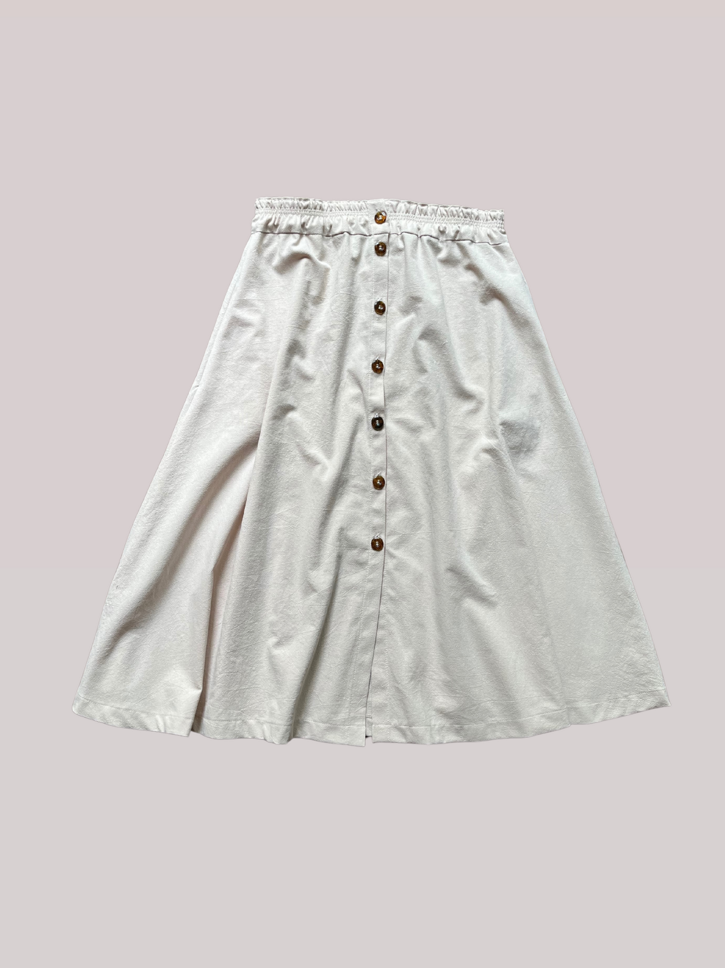 The Carrie midi button up skirt
