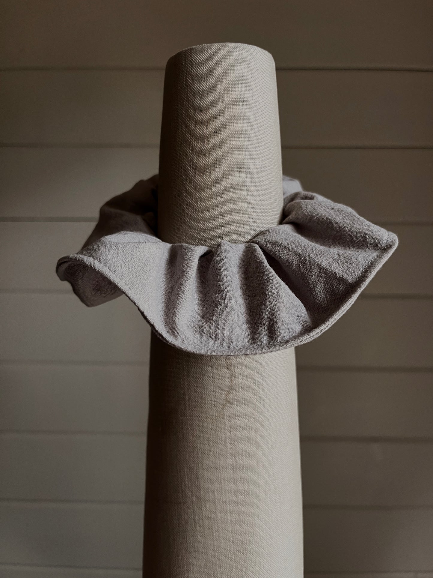 Washed cotton scrunchie set of 4