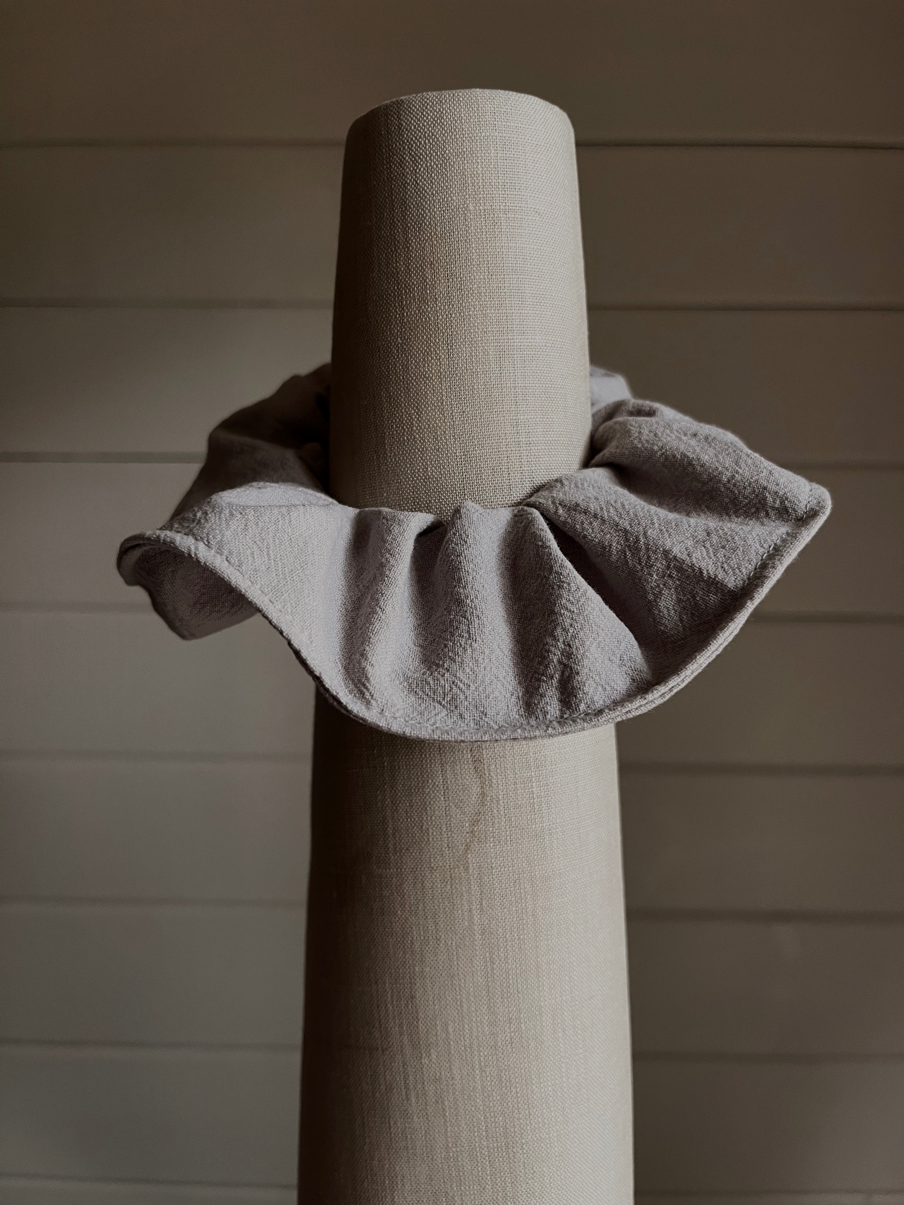 Washed cotton scrunchie set of 4