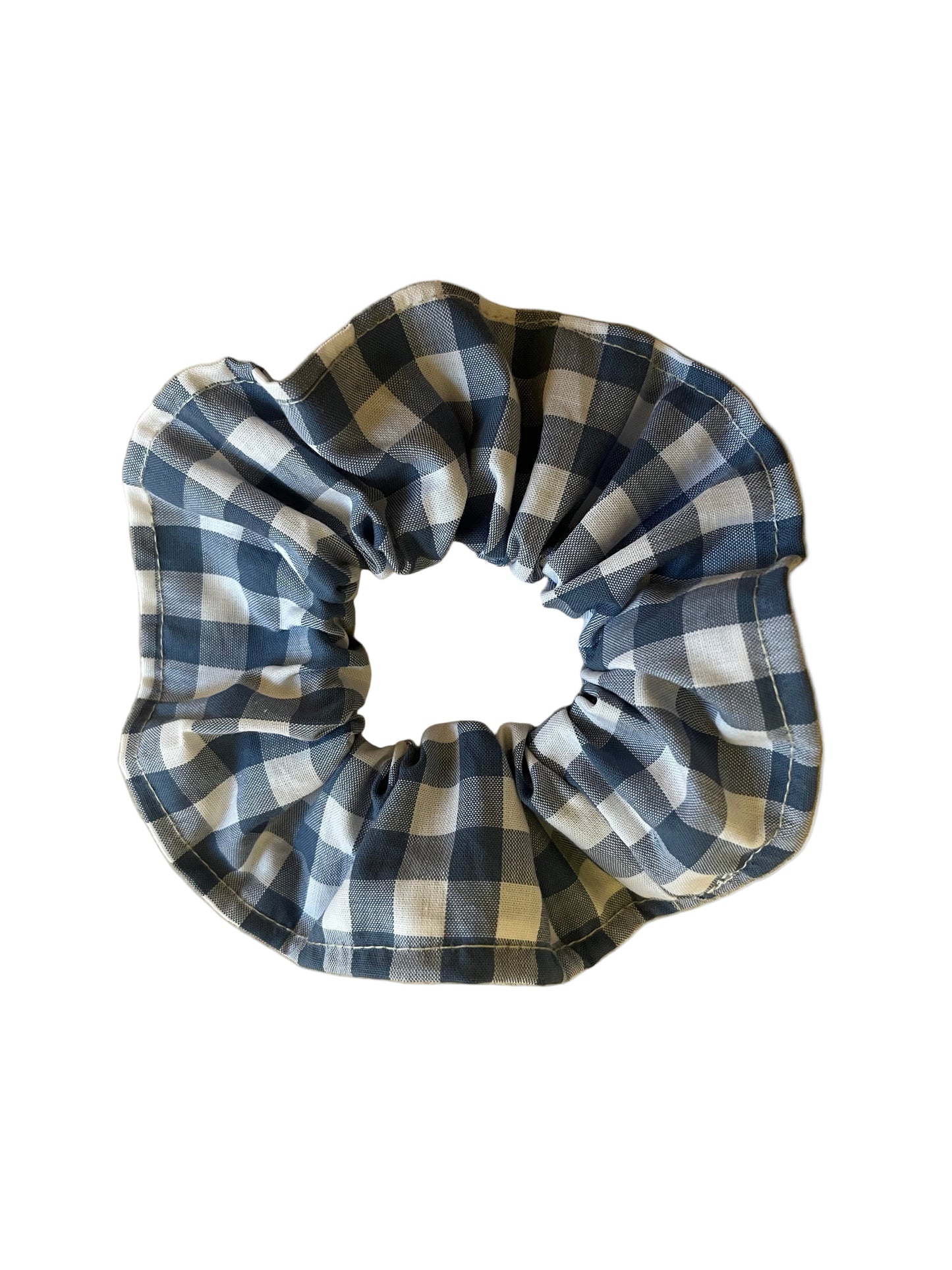 Gingham scrunchie