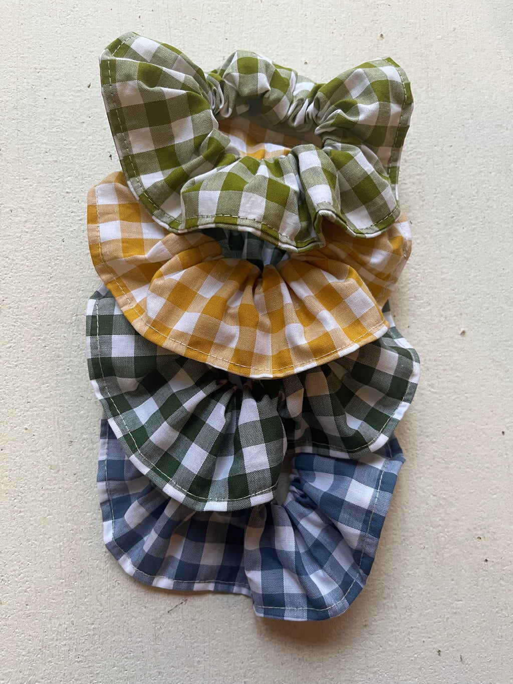 Haargummi aus Baumwoll-Gingham