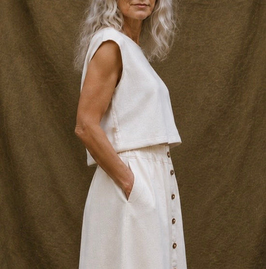 Edie cotton vest top