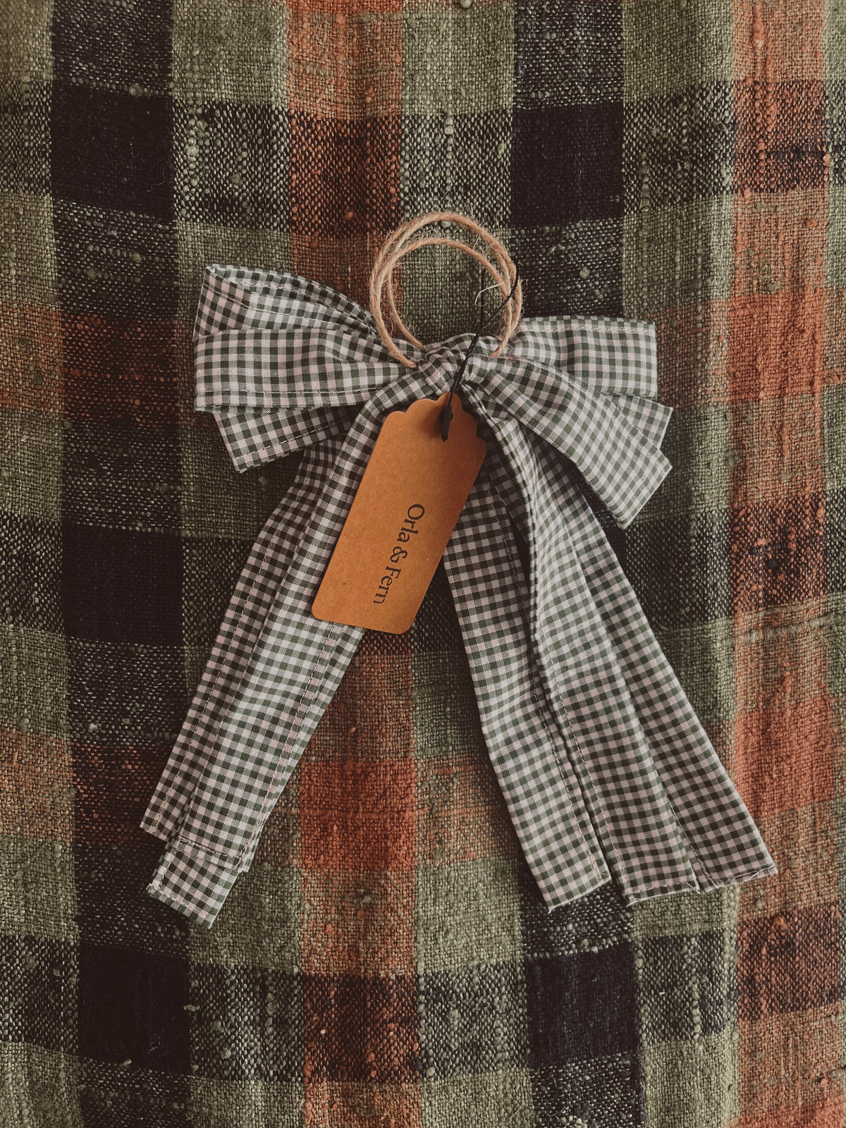 Trio Mini cotton hanging bows