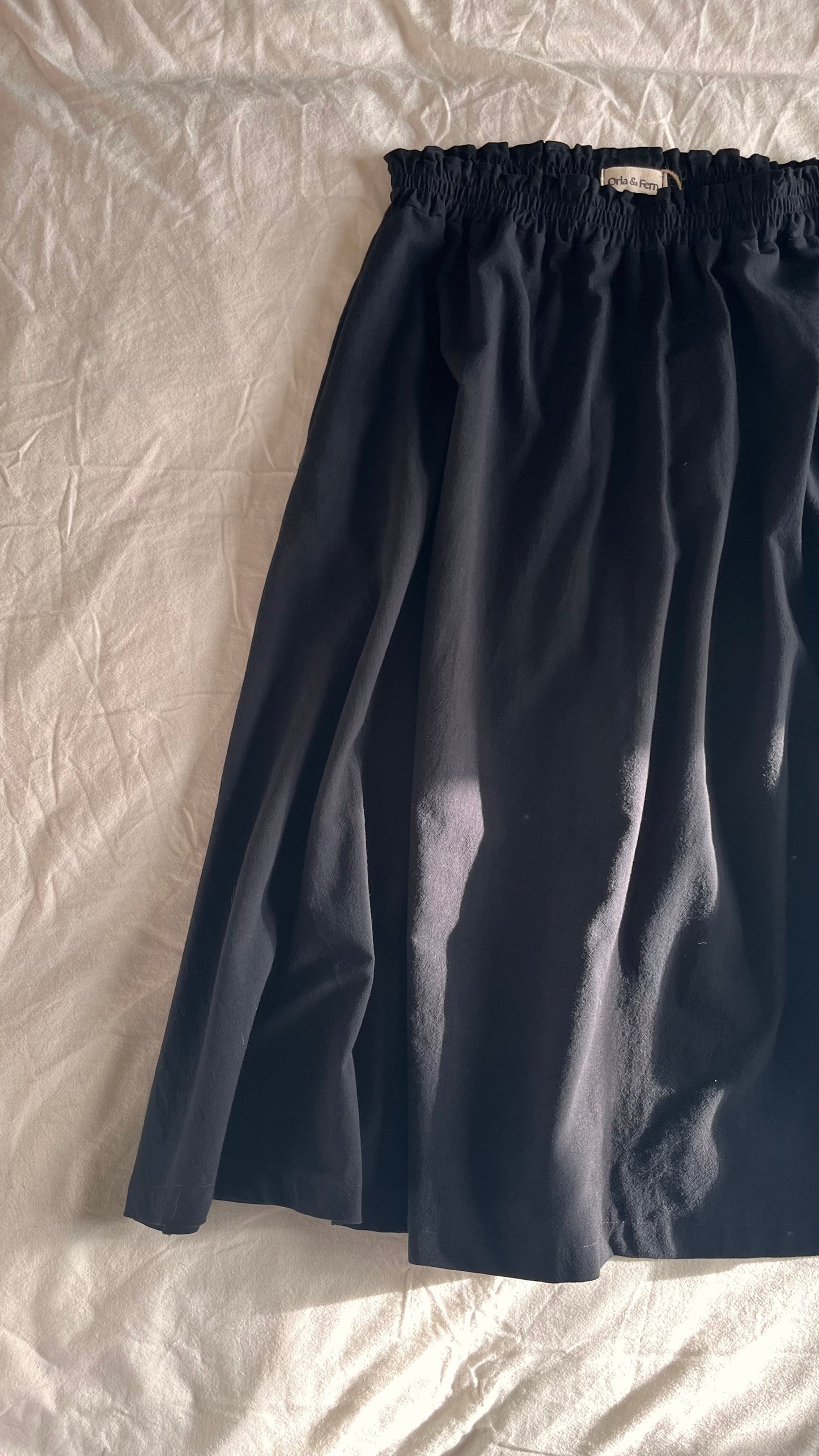 Made to order | The Carrie tea length midi cotton skirt