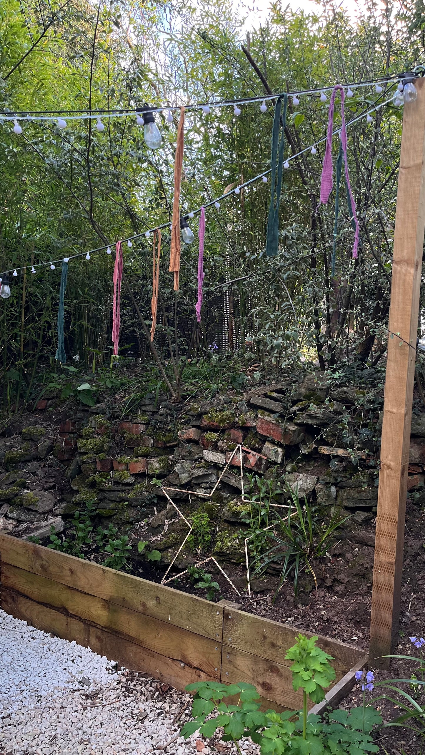 Festival garden cotton ties