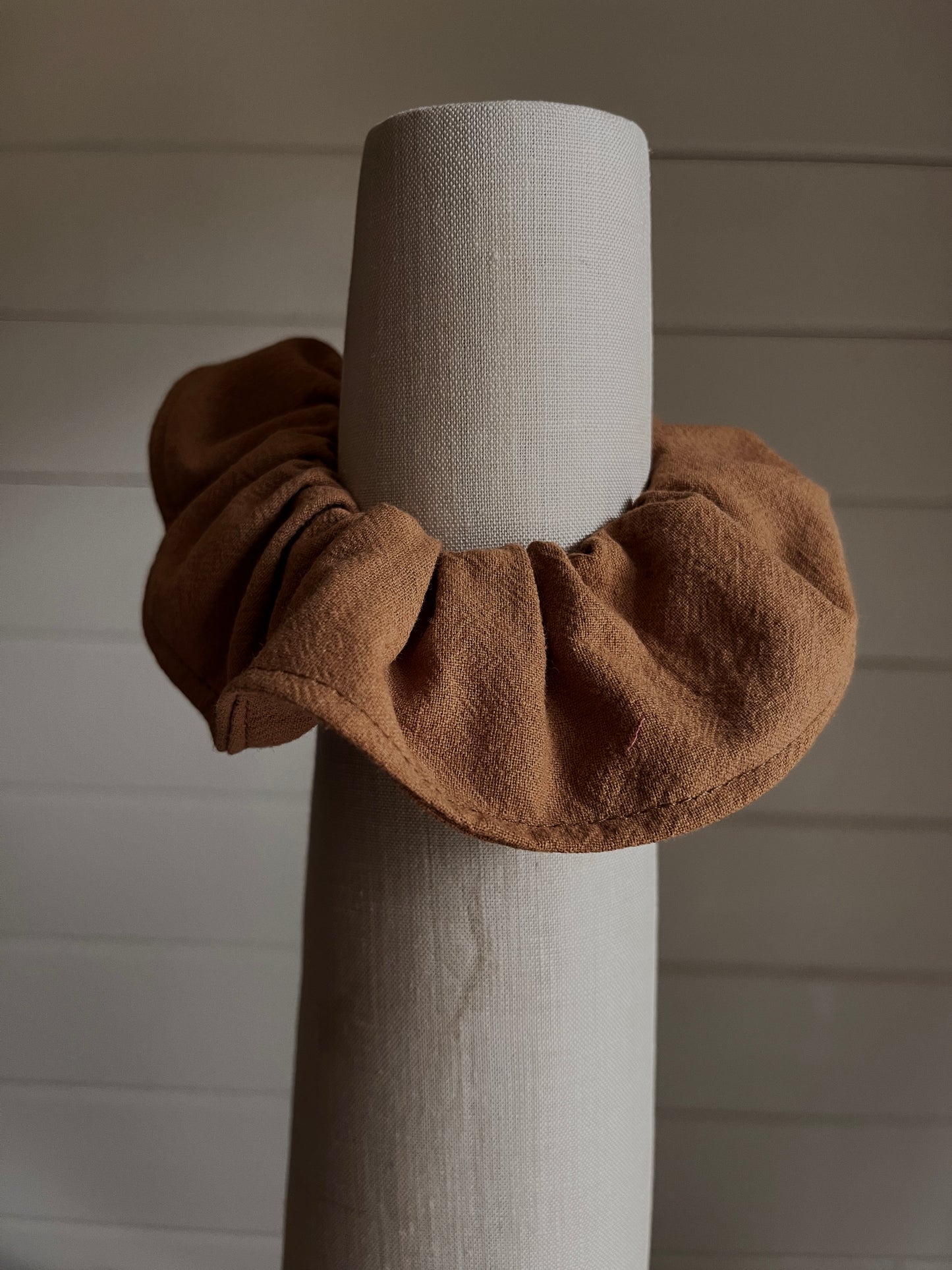 Washed cotton scrunchie set of 4