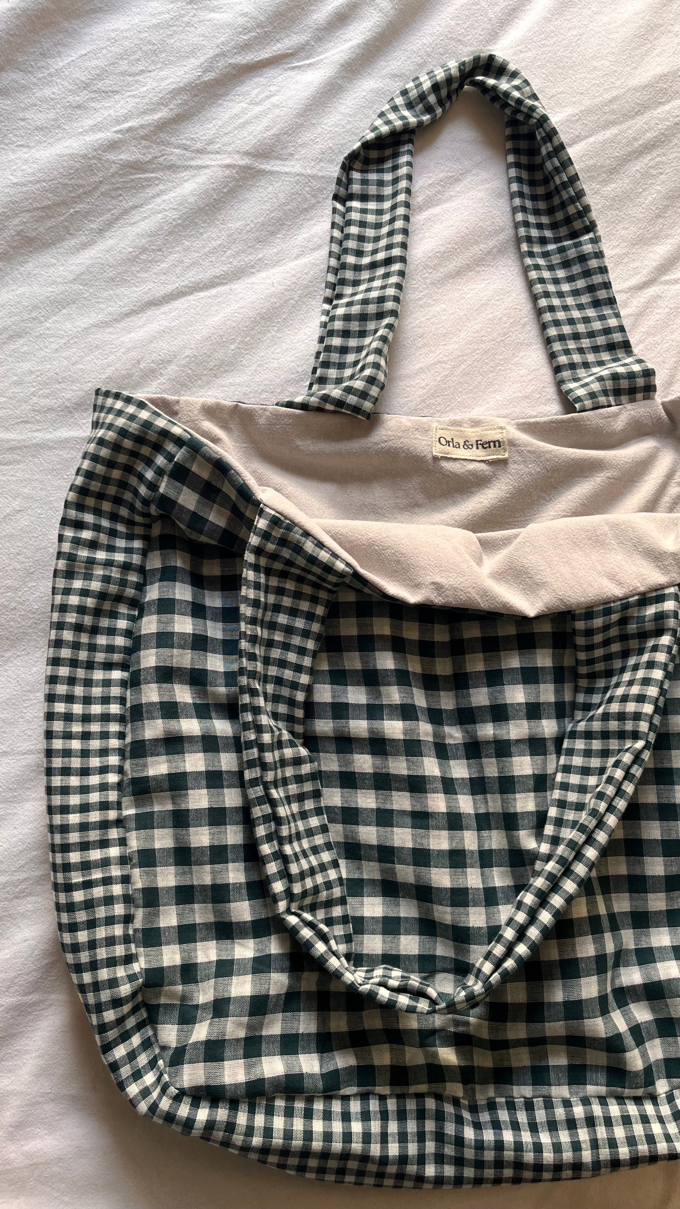 Gingham bag