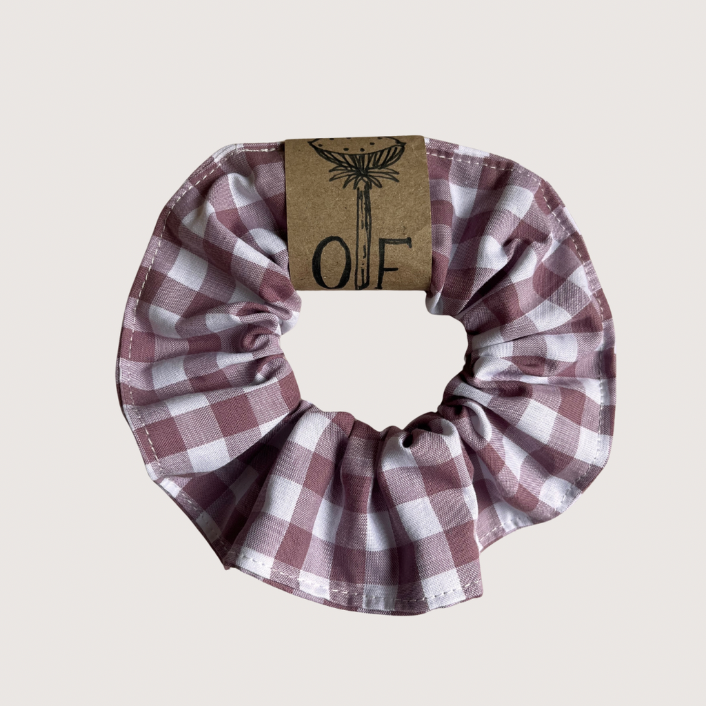 Haargummi aus Baumwoll-Gingham