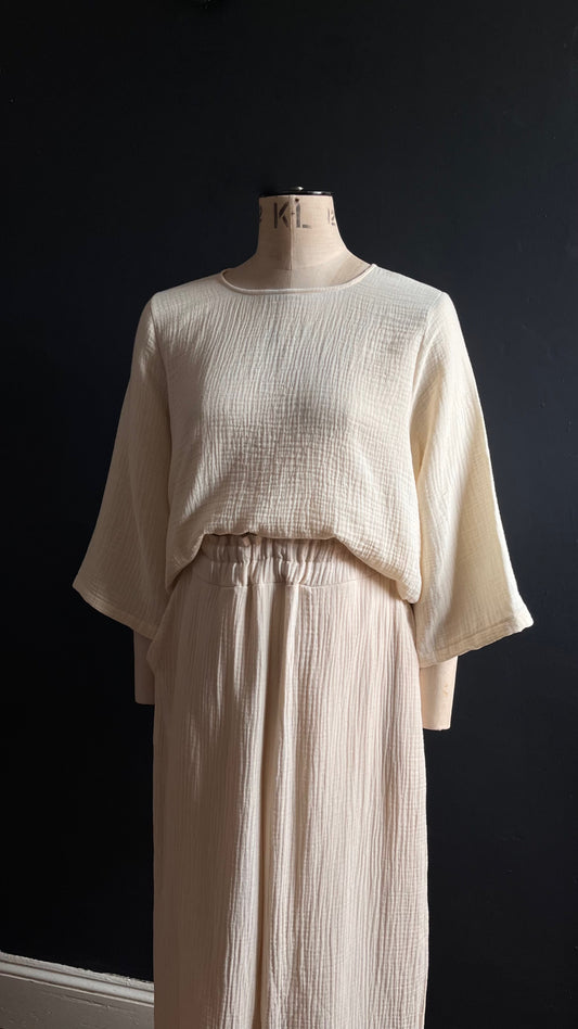 The Freya set | Top & wide leg trouser