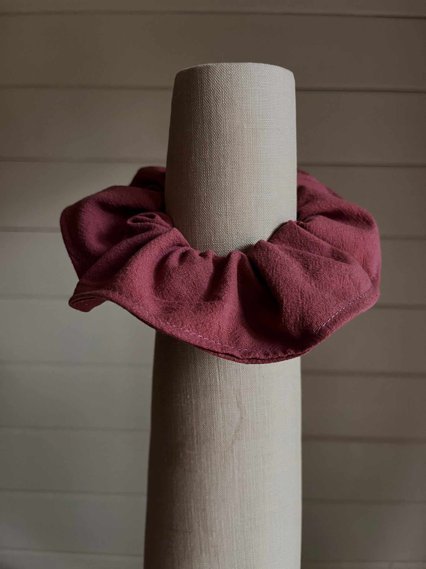 Washed cotton scrunchie set of 4