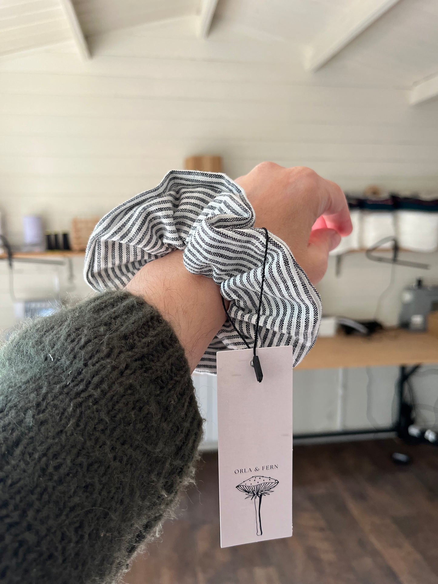 Zero waste hair tie - scrunchie